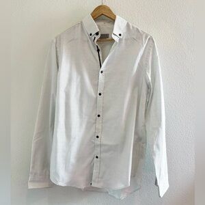 Zara men’s button down slim fit shirt